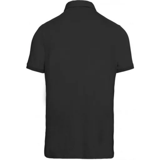 Férfi galléros póló Kariban KA262 Men S Short Sleeved Jersey polo Shirt -3XL, Black