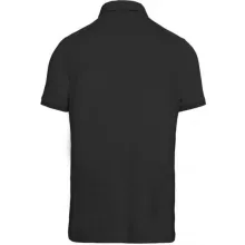 Férfi galléros póló Kariban KA262 Men S Short Sleeved Jersey polo Shirt -M, Black
