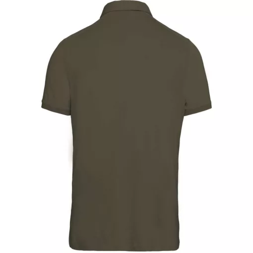 Férfi galléros póló Kariban KA262 Men S Short Sleeved Jersey polo Shirt -L, Light Khak