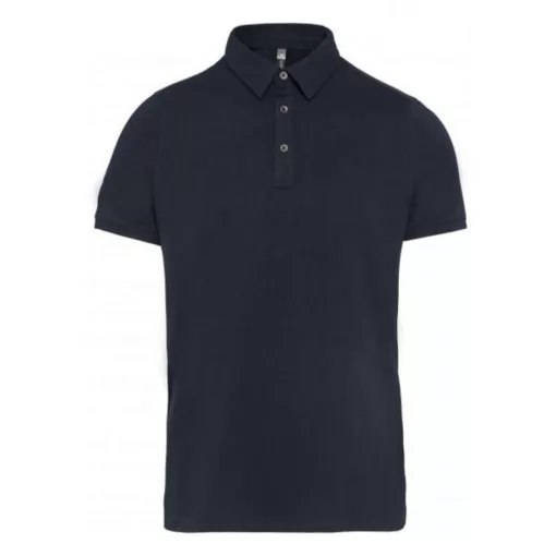 Férfi galléros póló Kariban KA262 Men S Short Sleeved Jersey polo Shirt -3XL, Navy
