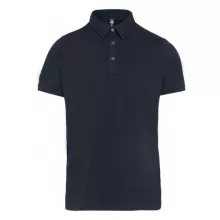 Férfi galléros póló Kariban KA262 Men S Short Sleeved Jersey polo Shirt -L, Navy
