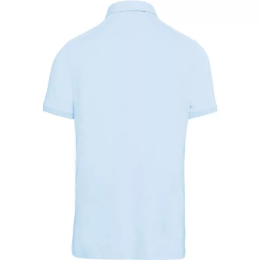 Férfi galléros póló Kariban KA262 Men S Short Sleeved Jersey polo Shirt -M, Sky Blue
