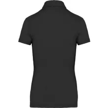 Női galléros póló Kariban KA263 Ladies Short Sleeved Jersey polo Shirt -L, Black