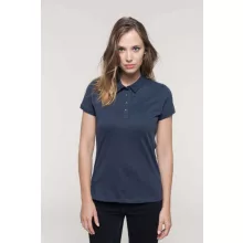 Női galléros póló Kariban KA263 Ladies Short Sleeved Jersey polo Shirt -L, French Navy