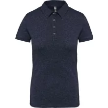 Női galléros póló Kariban KA263 Ladies Short Sleeved Jersey polo Shirt -L, French Navy