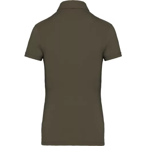 Női galléros póló Kariban KA263 Ladies Short Sleeved Jersey polo Shirt -XS, Light Khak