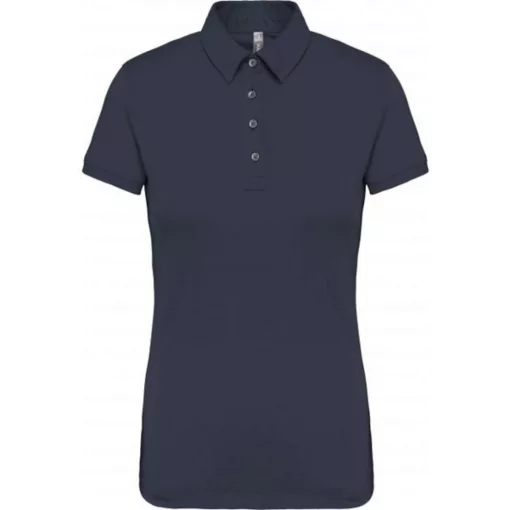 Női galléros póló Kariban KA263 Ladies Short Sleeved Jersey polo Shirt -XL, Navy