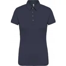 Női galléros póló Kariban KA263 Ladies Short Sleeved Jersey polo Shirt -XS, Navy