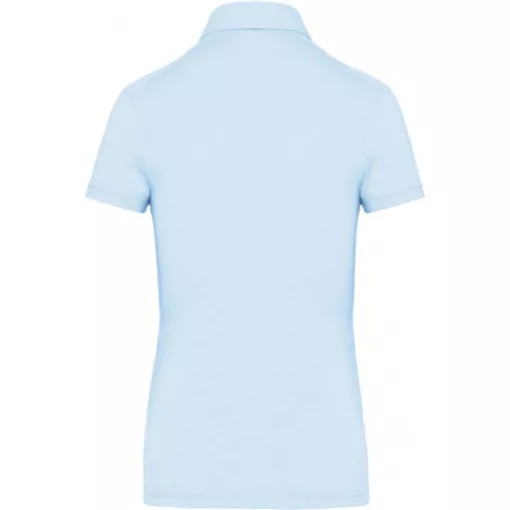 Női galléros póló Kariban KA263 Ladies Short Sleeved Jersey polo Shirt -XS, Sky Blue