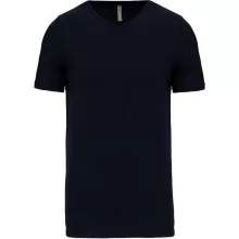 Férfi póló Kariban KA3014 Rövid Ujjú v-nyakú póló -XL, Navy