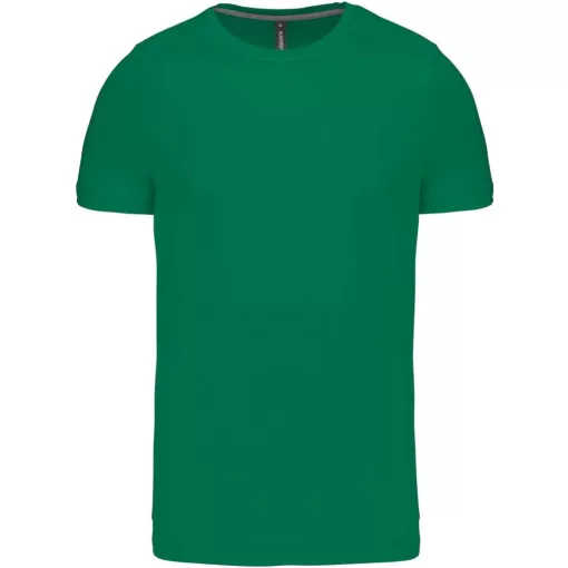 Férfi póló Kariban KA356 Rövid Ujjú Környakú póló -XL, Kelly Green