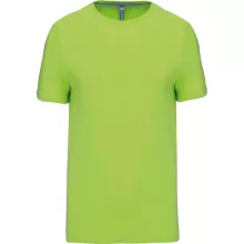 Férfi póló Kariban KA356 Rövid Ujjú Környakú póló -2XL, Lime
