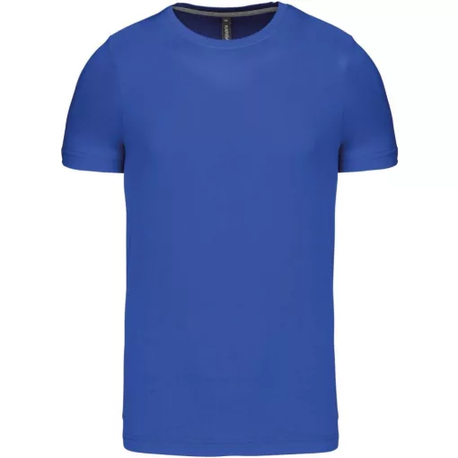 Férfi póló Kariban KA356 Rövid Ujjú Környakú póló -4XL, Light Royal Blue