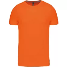 Férfi póló Kariban KA356 Rövid Ujjú Környakú póló -S, Orange