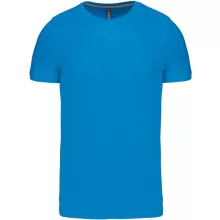 Férfi póló Kariban KA356 Rövid Ujjú Környakú póló -S, Tropical Blue