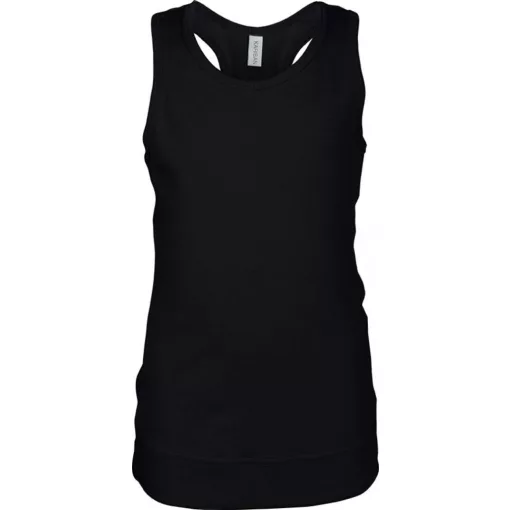 Gyerek Kariban KA362 Girls vest -12/14, Black