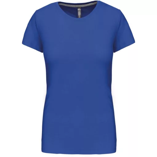 Női póló Kariban KA380 Rövid Ujjú Környakú póló -M, Light Royal Blue