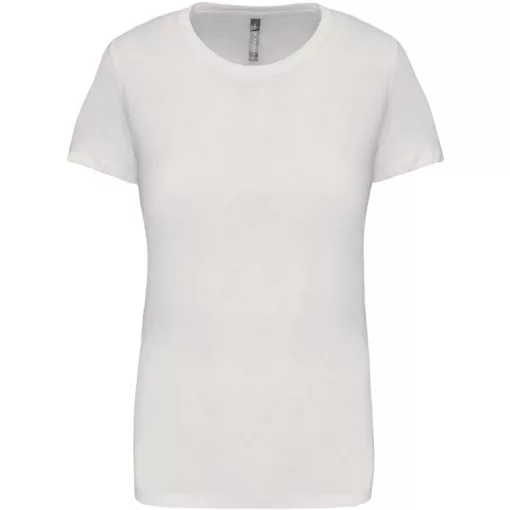 Női póló Kariban KA380 Rövid Ujjú Környakú póló -2XL, White