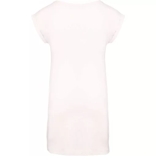 Női póló Kariban KA388 Hosszú pólóruha -L/XL, Off White