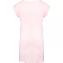 Női póló Kariban KA388 Hosszú pólóruha -L/XL, Pale Pink
