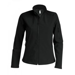 Női kabát Kariban KA400 Ladies Softshell Jacket -L, Black
