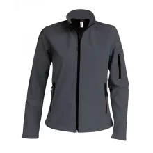Női kabát Kariban KA400 Ladies Softshell Jacket -3XL, Marl Grey