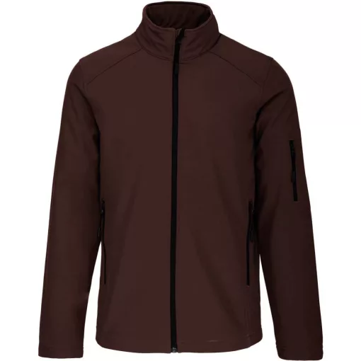Férfi kabát Kariban KA401 Softshell Jacket -2XL, Chocolate