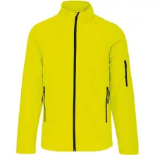 Férfi kabát Kariban KA401 Softshell Jacket -4XL, Fluorescent Yellow