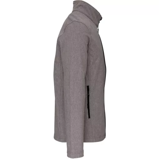 Férfi kabát Kariban KA401 Softshell Jacket -M, Marl Grey