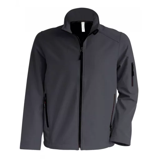 Férfi kabát Kariban KA401 Softshell Jacket -M, Titanium
