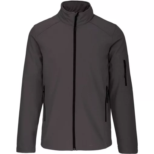 Férfi kabát Kariban KA401 Softshell Jacket -M, Titanium