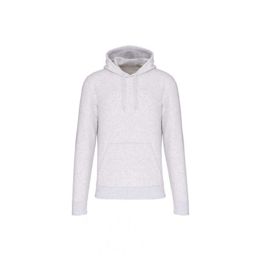 Férfi kapucnis pulóver Kariban KA4027 Men S Eco-Friendly Hooded Sweatshirt -M, Ash Hea