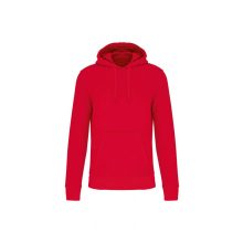 Férfi kapucnis pulóver Kariban KA4027 Men S Eco-Friendly Hooded Sweatshirt -S, Red