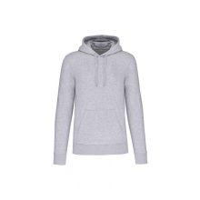Férfi kapucnis pulóver Kariban KA4027 Men S Eco-Friendly Hooded Sweatshirt -S, Snow Gr