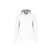 Férfi kapucnis pulóver Kariban KA4027 Men S Eco-Friendly Hooded Sweatshirt -3XL, White