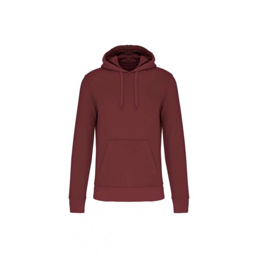 Férfi kapucnis pulóver Kariban KA4027 Men S Eco-Friendly Hooded Sweatshirt -S, Wine