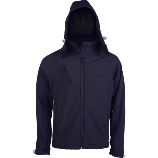 Férfi kabát Kariban KA413 Men S Detachable Hooded Softshell Jacket -XL, Navy