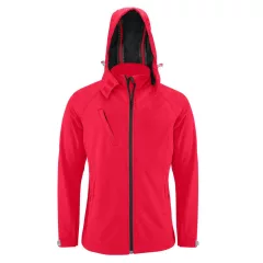 Férfi kabát Kariban KA413 Men S Detachable Hooded Softshell Jacket -2XL, Red