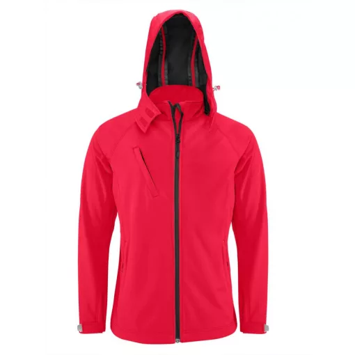 Férfi kabát Kariban KA413 Men S Detachable Hooded Softshell Jacket -3XL, Red