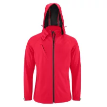 Férfi kabát Kariban KA413 Men S Detachable Hooded Softshell Jacket -4XL, Red