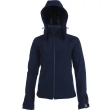 Női kabát Kariban KA414 Ladies Detachable Hooded Softshell Jacket -M, Navy