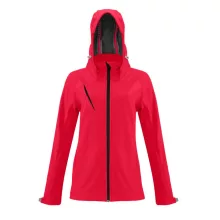 Női kabát Kariban KA414 Ladies Detachable Hooded Softshell Jacket -2XL, Red