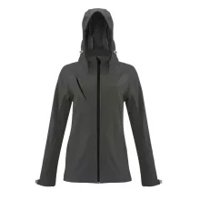 Női kabát Kariban KA414 Ladies Detachable Hooded Softshell Jacket -L, Titanium