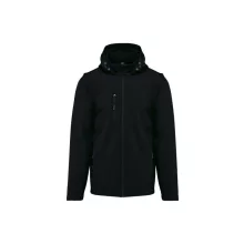 Uniszex kabát Kariban KA422 3-Layer Softshell Hooded Jacket With Removable Sleeves -XL