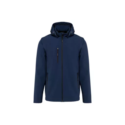 Uniszex kabát Kariban KA422 3-Layer Softshell Hooded Jacket With Removable Sleeves -L,