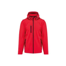 Uniszex kabát Kariban KA422 3-Layer Softshell Hooded Jacket With Removable Sleeves -L,