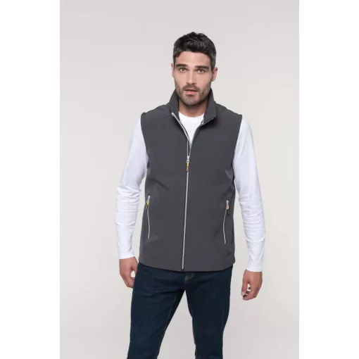 Uniszex Softshell Kariban KA423 2-Layer Softshell Bodywarmer -XS, Black