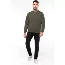 Uniszex pulóver Kariban KA442 Crew neck Sweatshirt -3XL, Light Royal Blue