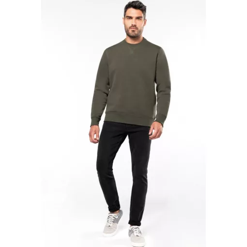 Uniszex pulóver Kariban KA442 Crew neck Sweatshirt -3XL, Light Royal Blue