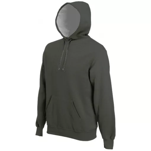 Uniszex kapucnis pulóver Kariban KA443 Hooded Sweatshirt -3XL, Dark Khaki
